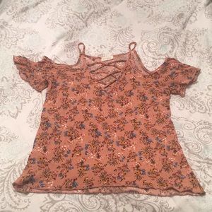 NWOT Floral Top